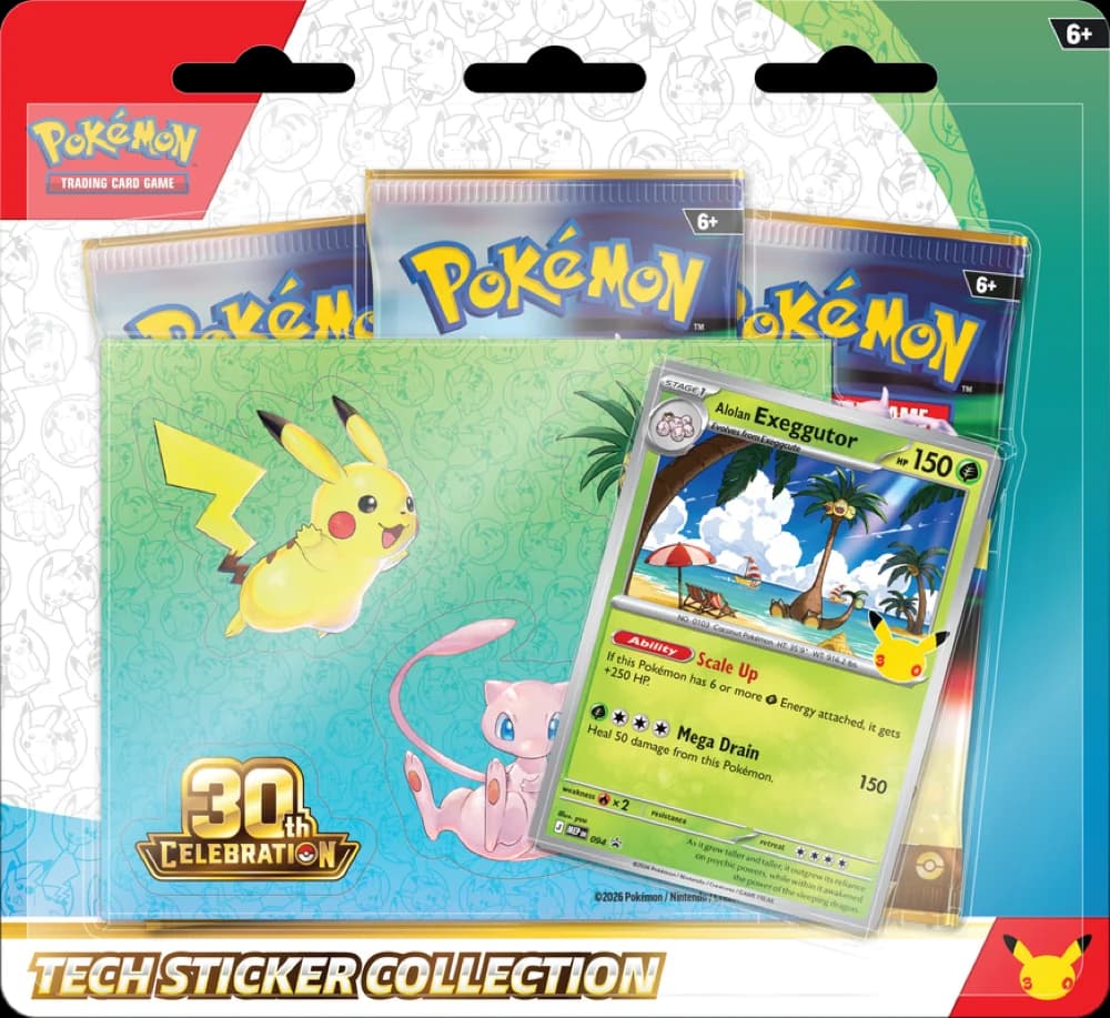 Colección Stickers Exeggutor de Alola