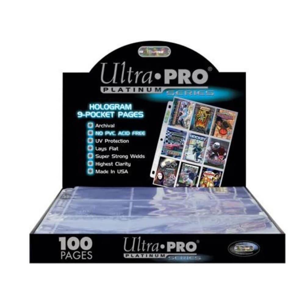 Hojas de 9 bolsillos Ultra Pro Platinum